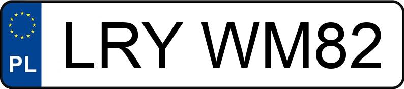 Numer rejestracyjny LRY WM82 posiada BMW X3 Diesel MR`10 E5 F25 xDrive20d - LRYWM82