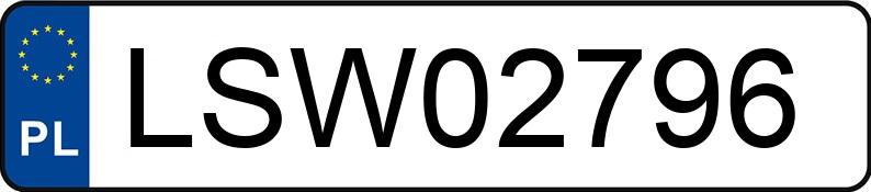 Numer rejestracyjny LSW 02796 posiada FSO-WARSZAWA POLONEZ CARO 1.6 - LSW02796