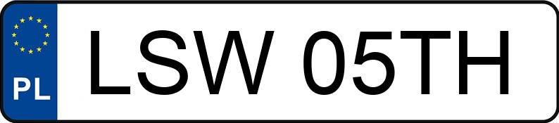 Numer rejestracyjny LSW 05TH posiada ZETOR 7011 - LSW05TH