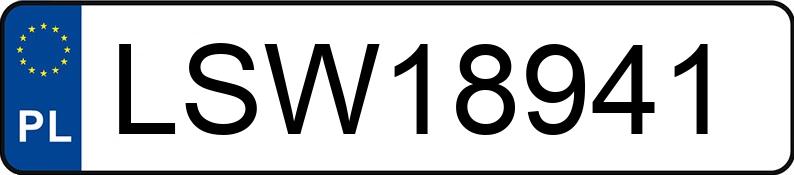 Numer rejestracyjny LSW 18941 posiada FORD FOCUS - LSW18941 Numer rejestracyjny LSW 18941 posiada FORD FOCUS - LSW18941