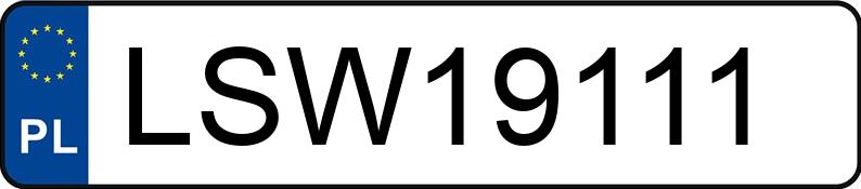Numer rejestracyjny LSW 19111 posiada CITROEN C4 1.6 HDI MR`11 E4 Attraction - LSW19111