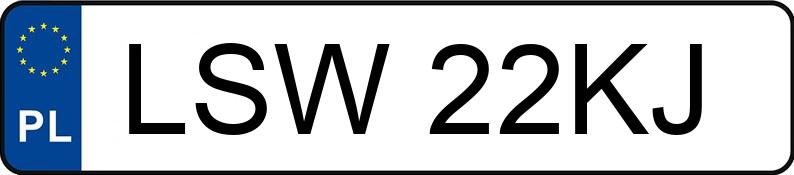 Numer rejestracyjny LSW 22KJ posiada PEUGEOT 207 1.4 HDI MR`06 E4 Trendy 70 - LSW22KJ