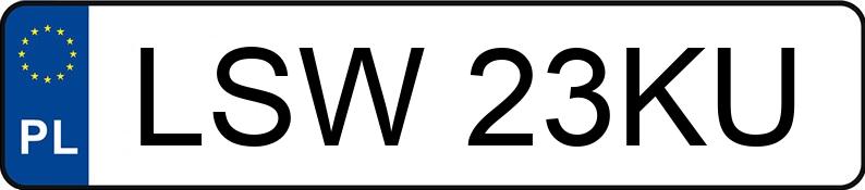 Numer rejestracyjny LSW 23KU posiada RENAULT Megane Coupe MR`09 E4 Dynamique 110 - LSW23KU