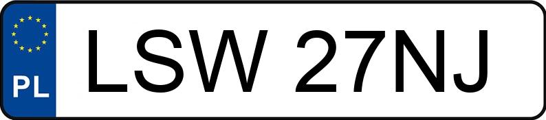 Numer rejestracyjny LSW 27NJ posiada VOLKSWAGEN Sharan GP 2.0 TDI MR`05 E4 Basis - LSW27NJ