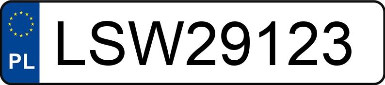 Numer rejestracyjny LSW 29123 posiada BMW 740I - LSW29123 Numer rejestracyjny LSW 29123 posiada BMW 740I - LSW29123