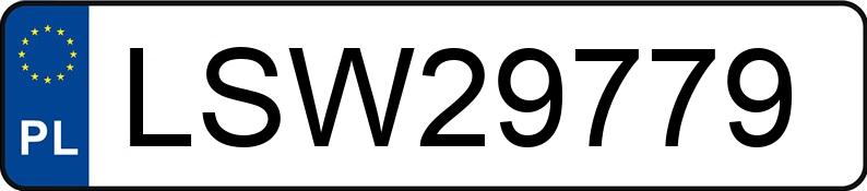 Numer rejestracyjny LSW 29779 posiada AUDI A6 Avant 1.8 Kat. MR`97 4B T Tiptronic - LSW29779