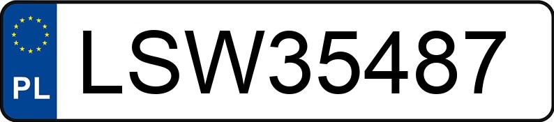 Numer rejestracyjny LSW 35487 posiada Bmw 3 - LSW35487 Numer rejestracyjny LSW 35487 posiada Bmw 3 - LSW35487