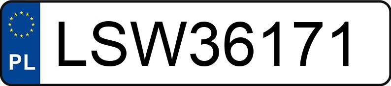 Numer rejestracyjny LSW 36171 posiada PEUGEOT 307 1.6 MR`01 E3 XS Class Aut. - LSW36171