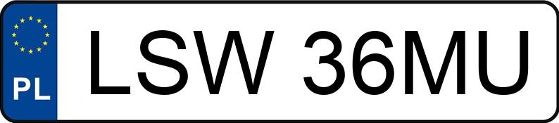 Numer rejestracyjny LSW 36MU posiada VOLVO C70 2.4 MR`07 E4 Kinetic Getr - LSW36MU