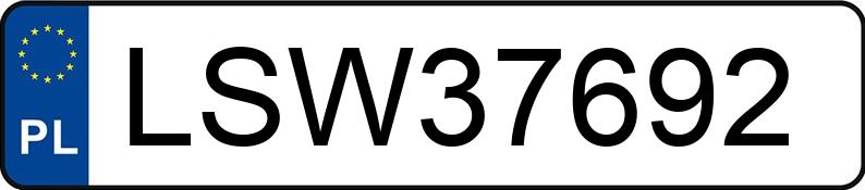 Numer rejestracyjny LSW 37692 posiada NISSAN Micra 1.0 MR`98 GX - LSW37692