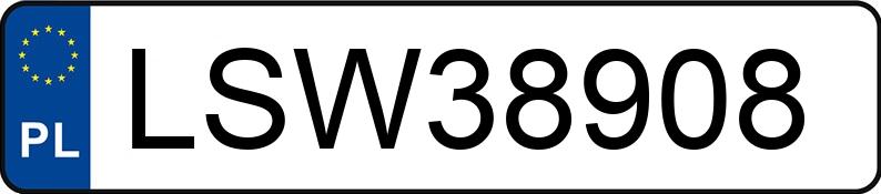 Numer rejestracyjny LSW 38908 posiada PEUGEOT 508 HDI MR`11 E5 Allure FAP Aut. - LSW38908