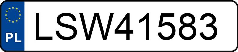 Numer rejestracyjny LSW 41583 posiada FORD Mondeo 2.0 MR`10 E5 Ambiente - LSW41583
