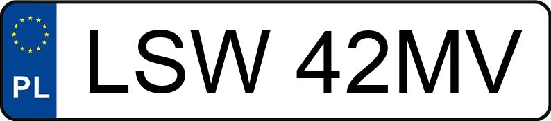 Numer rejestracyjny LSW 42MV posiada VOLKSWAGEN Phaeton GP 3.0 TDI MR`07 E4 4MOTION Tiptronic - LSW42MV