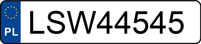 Numer rejestracyjny LSW 44545 posiada OPEL Astra V 1.4 MR`16 E6 Elite S&S - LSW44545