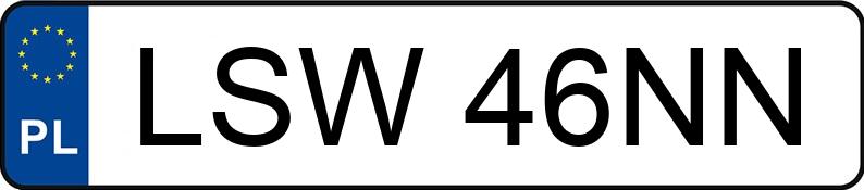 Numer rejestracyjny LSW 46NN posiada MERCEDES-BENZ E 250 MR`13 E5 207 E 250 MR`13 E5 207 - LSW46NN