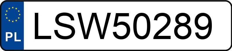 Numer rejestracyjny LSW 50289 posiada VOLKSWAGEN Golf VII Variant 1.6 TDI MR`17 E6 Highline BMT - LSW50289