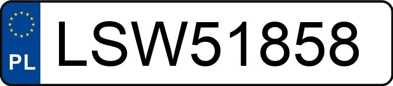 Numer rejestracyjny LSW 51858 posiada FORD GRAND C-MAX - LSW51858