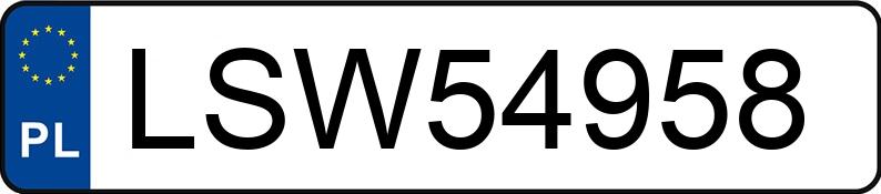 Numer rejestracyjny LSW 54958 posiada LEXUS IS 200 MR`99 Sport - LSW54958 Numer rejestracyjny LSW 54958 posiada LEXUS IS 200 MR`99 Sport - LSW54958