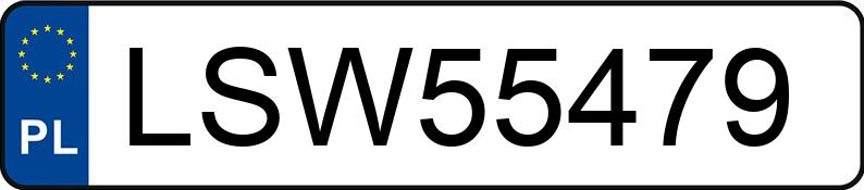 Numer rejestracyjny LSW 55479 posiada VOLVO S40 1.6 D MR`04 E4 S40 1.6 D MR`04 E4 - LSW55479