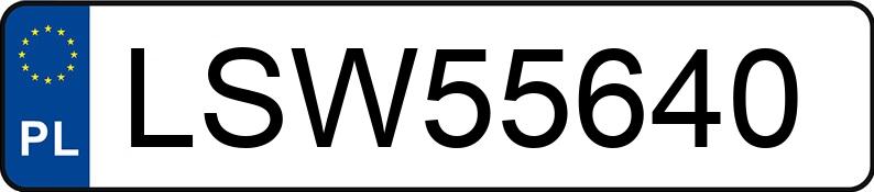 Numer rejestracyjny LSW 55640 posiada PEUGEOT 308 1.6 HDI MR`07 E4 Trendy 110 - LSW55640