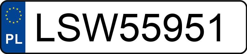 Numer rejestracyjny LSW 55951 posiada VOLVO V40 1.6 T3 MR`13 E5 V40 1.6 T3 MR`13 E5 - LSW55951