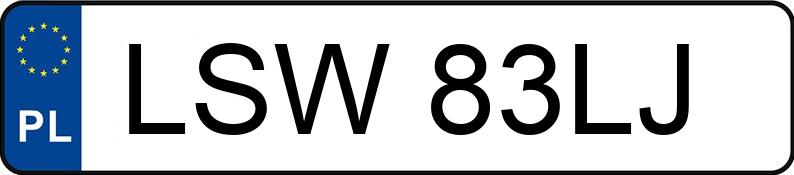 Numer rejestracyjny LSW 83LJ posiada HYUNDAI KONA - LSW83LJ