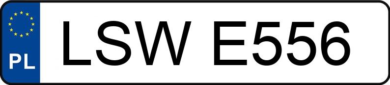 Numer rejestracyjny LSW E556 posiada RENAULT Thalia 1.4 MR`00 E3 RN - LSWE556