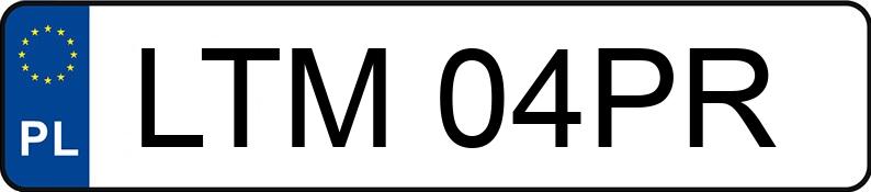 Numer rejestracyjny LTM 04PR posiada DAEWOO Kalos 1.2 Kat. MR`02 E3 S - LTM04PR