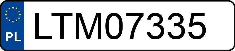 RegistreringsnummerLTM 07335 har BMW 530 Diesel MR`03 E3 E60 530 Diesel MR`03 E3 E60 - LTM07335