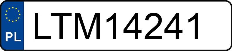 Numer rejestracyjny LTM 14241 posiada FORD C-MAX - LTM14241 Numer rejestracyjny LTM 14241 posiada FORD C-MAX - LTM14241