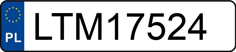 Numer rejestracyjny LTM 17524 posiada VOLKSWAGEN PASSAT - LTM17524