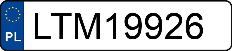 Numer rejestracyjny LTM 19926 posiada AUDI A4 1.6 Kat. MR`99 B5 Aut. - LTM19926