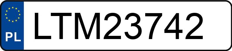 Numer rejestracyjny LTM 23742 posiada FIAT Cinquecento 0.7 Kat. Cinquecento 0.7 Kat. - LTM23742