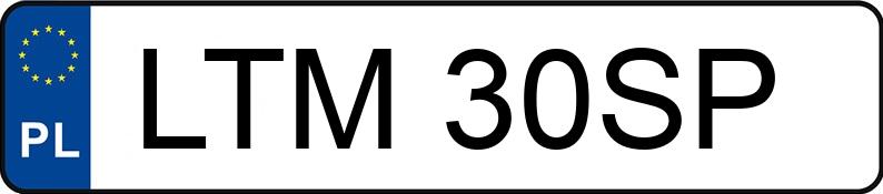 Numer rejestracyjny LTM 30SP posiada MERCEDES-BENZ SPRINTER 416 CDI - LTM30SP