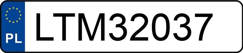 Numer rejestracyjny LTM 32037 posiada RENAULT CLIO - LTM32037