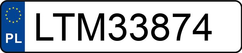 Numer rejestracyjny LTM 33874 posiada VOLKSWAGEN GOLF - LTM33874 Numer rejestracyjny LTM 33874 posiada VOLKSWAGEN GOLF - LTM33874
