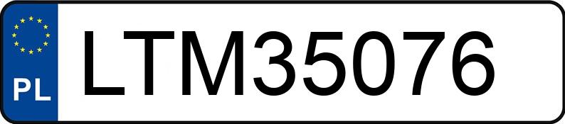 Numer rejestracyjny LTM 35076 posiada RENAULT MEGANE SCENIC - LTM35076