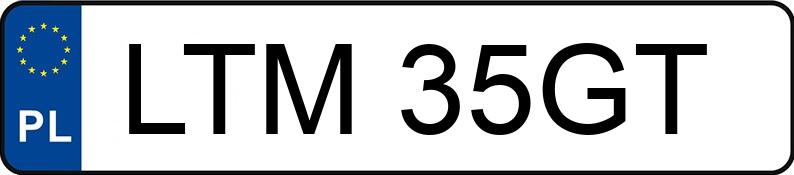 Numer rejestracyjny LTM 35GT posiada VOLKSWAGEN LT 35 - LTM35GT Numer rejestracyjny LTM 35GT posiada VOLKSWAGEN LT 35 - LTM35GT