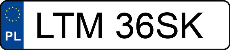 Numer rejestracyjny LTM 36SK posiada VOLKSWAGEN POLO 1.4 TDI - LTM36SK