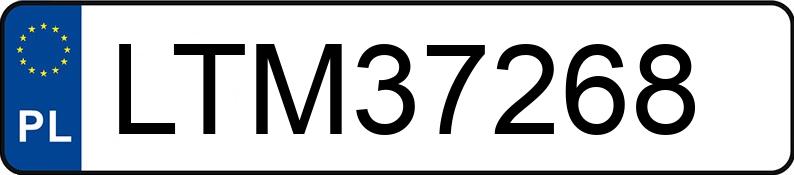 Numer rejestracyjny LTM 37268 posiada VOLKSWAGEN Bora 1.9 TD MR`98 E3 - LTM37268