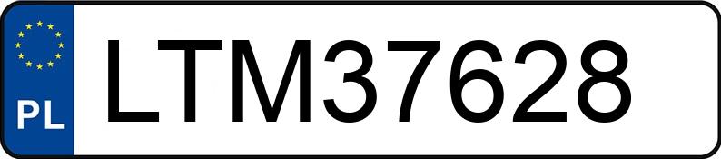 Numer rejestracyjny LTM 37628 posiada TOYOTA COROLLA - LTM37628