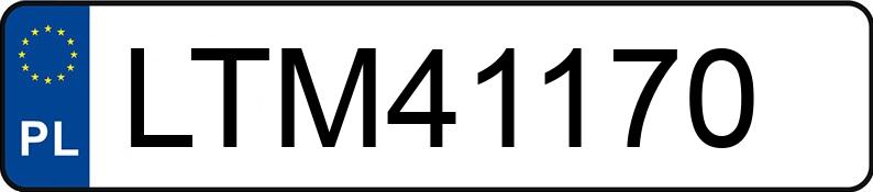 Numer rejestracyjny LTM 41170 posiada FIAT SCUDO - LTM41170 Numer rejestracyjny LTM 41170 posiada FIAT SCUDO - LTM41170