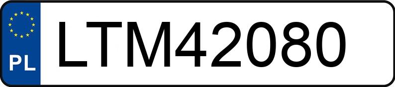 Numer rejestracyjny LTM 42080 posiada VOLVO S80 2.4 D MR`07 E4 Summum - LTM42080