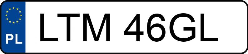 Numer rejestracyjny LTM 46GL posiada VOLKSWAGEN GOLF - LTM46GL Numer rejestracyjny LTM 46GL posiada VOLKSWAGEN GOLF - LTM46GL
