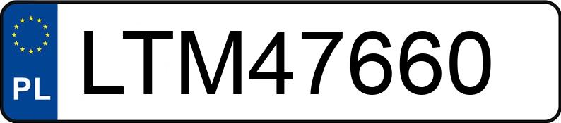 Numer rejestracyjny LTM 47660 posiada FORD KUGA - LTM47660 Numer rejestracyjny LTM 47660 posiada FORD KUGA - LTM47660