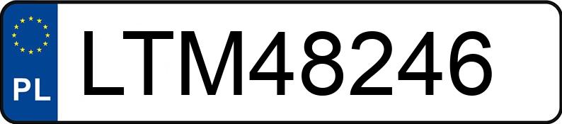 Numer rejestracyjny LTM 48246 posiada PEUGEOT 307 - LTM48246 Numer rejestracyjny LTM 48246 posiada PEUGEOT 307 - LTM48246