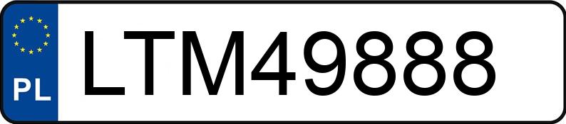 Numer rejestracyjny LTM 49888 posiada PEUGEOT 308 - LTM49888 Numer rejestracyjny LTM 49888 posiada PEUGEOT 308 - LTM49888