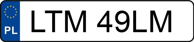 Numer rejestracyjny LTM 49LM posiada AUDI A4 1.8 Kat. B5 A4 1.8 Kat. B5 - LTM49LM