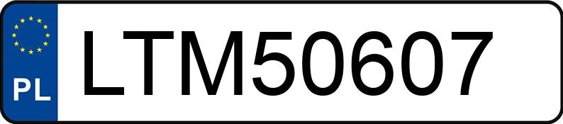 Numer rejestracyjny LTM 50607 posiada AUDI A6 Avant Quattro 2.7 TDi MR`04 E4 4F A6 Avant Quattro 2.7 TDi MR`04 E4 4F - LTM50607