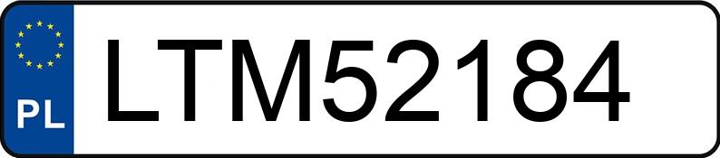 Numer rejestracyjny LTM 52184 posiada VOLKSWAGEN GOLF - LTM52184 Numer rejestracyjny LTM 52184 posiada VOLKSWAGEN GOLF - LTM52184
